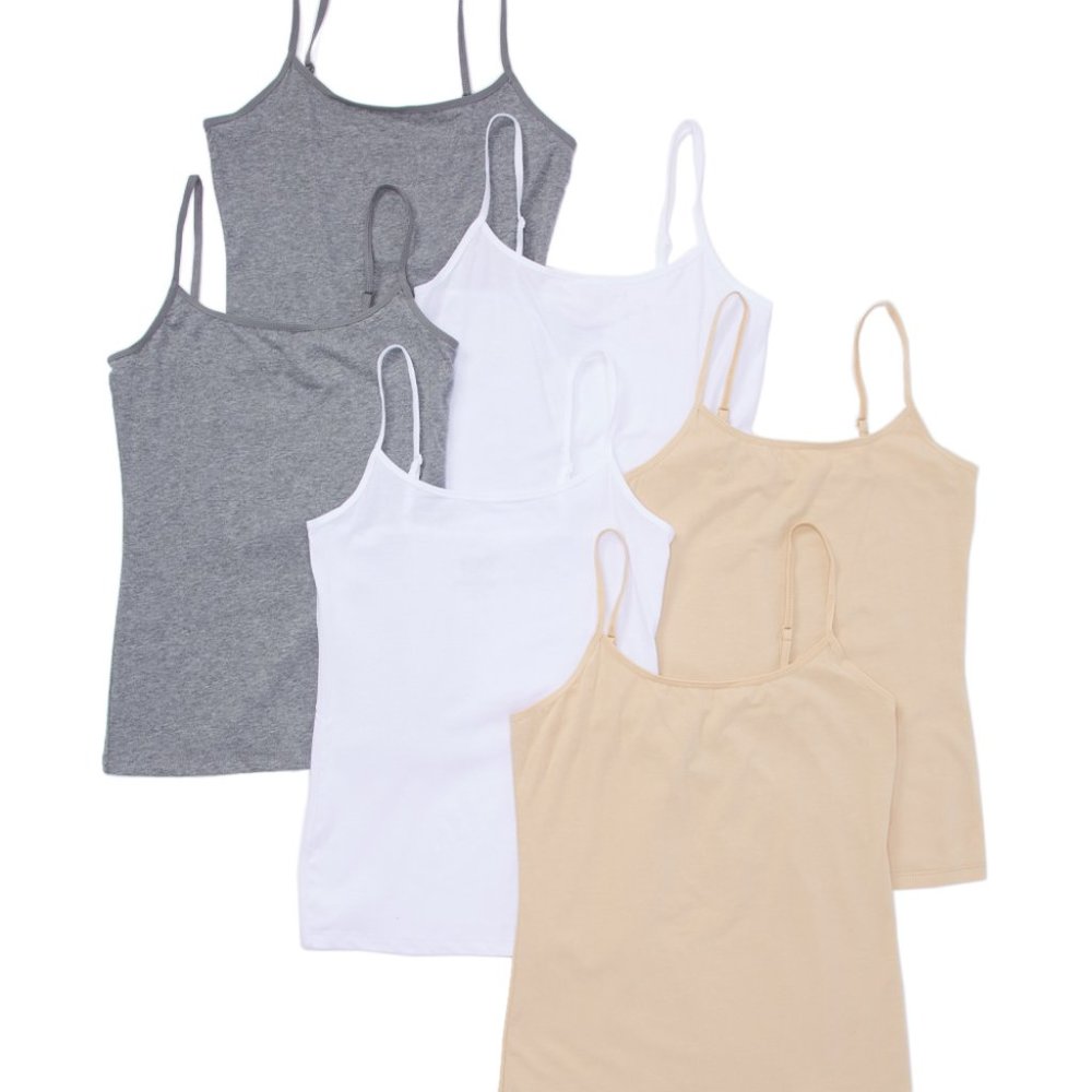 Adjustable-Strap Crop Camisole Set